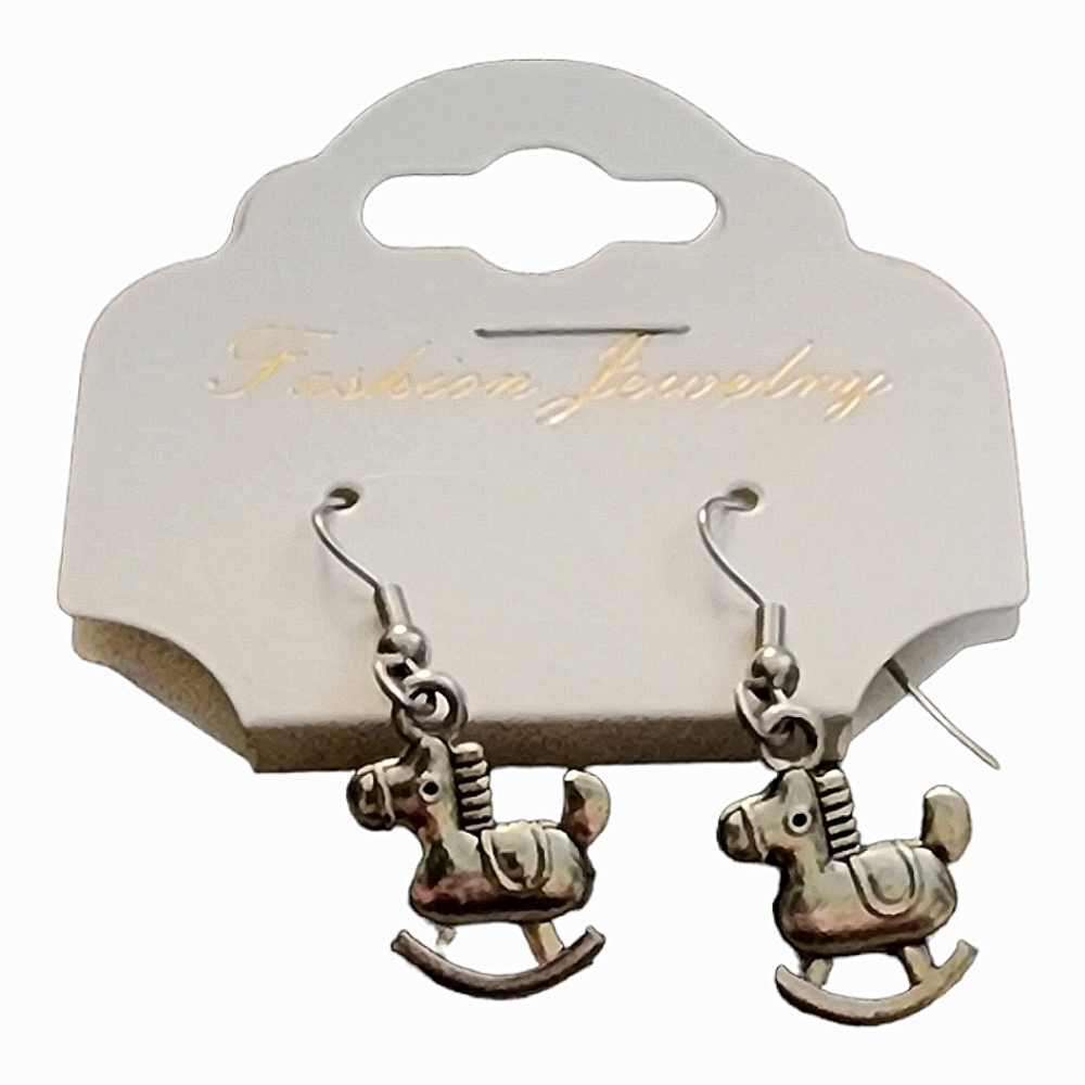 💖Rocking Horse Charm Earrings